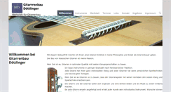 Desktop Screenshot of gitarrenbau.biz